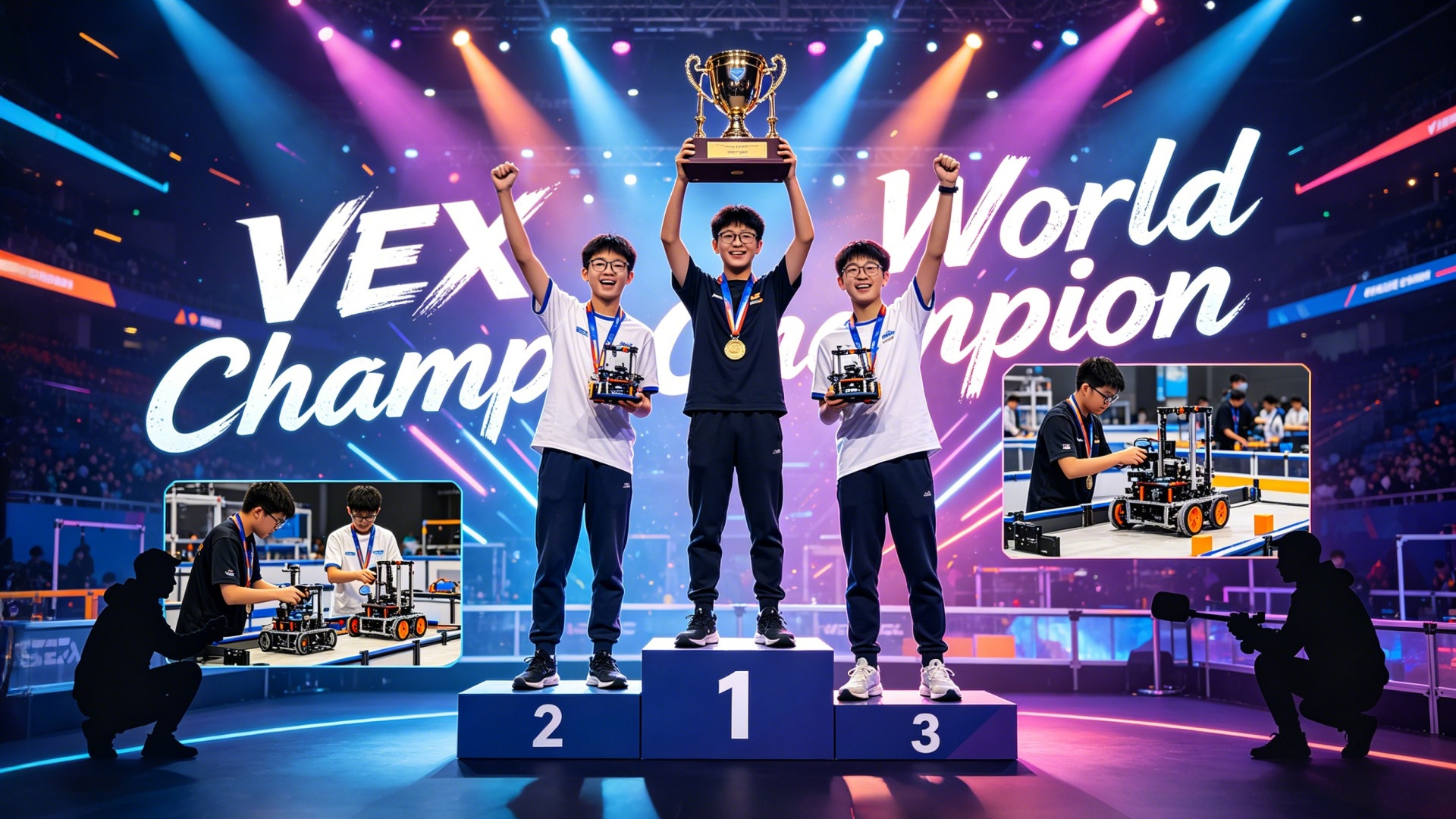 MAIEC 學員快樂操控 VEX 機器人